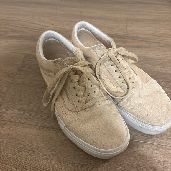 Light pink / cream vans old skool - Picture 1 of 3